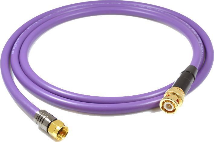 Kabel Melodika BNC - F 8m fioletowy 8154540 (5907609007551) kabelis video, audio