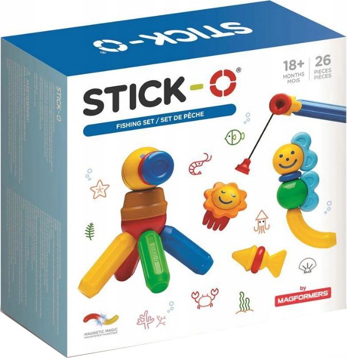 Magformers Magnetic blocks Stick-O fishing set 26 elements (005-902006) konstruktors