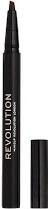 MAKE UP REVOLUTION REVOLUTION*Bushy Brow Pen Dark Brown 0,5ml 105294 (5057566188067) ēnas