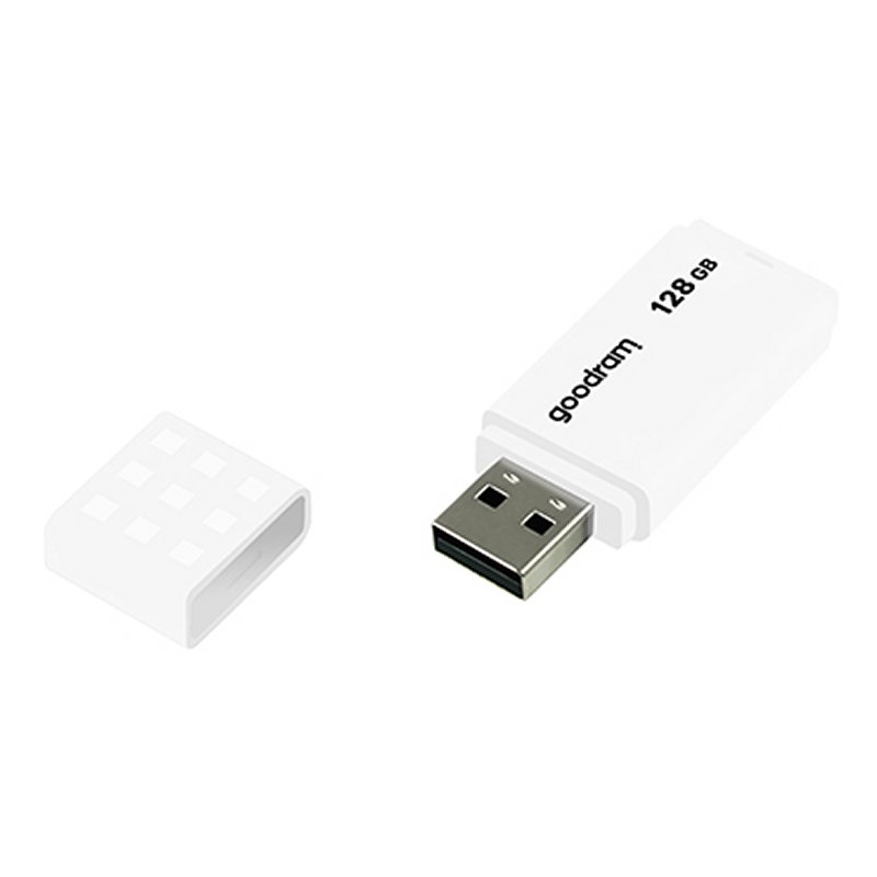 GOODRAM memory USB UME2 128GB USB 2.0 White USB Flash atmiņa