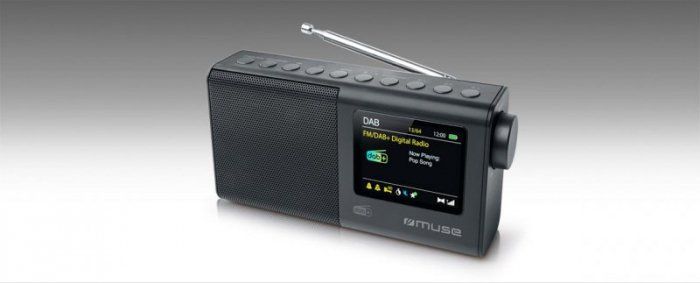 Muse Portable Radio M-117 DB Portable, Black, FM, DAB/DAB+ radio, radiopulksteņi