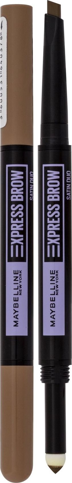 Maybelline  Maybelline Express Brow Satin Duo Kredka do brwi 0,71g Dark Blonde 124549 (3600531640378) ēnas