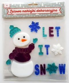 MCD Naklejki zelowe Let it snow (MCDW0063) MCDW0063 (5903420750287)