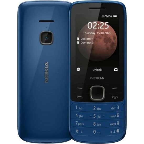 Mobile phone Nokia 225 4G TA-1316 DS Blue Mobilais Telefons