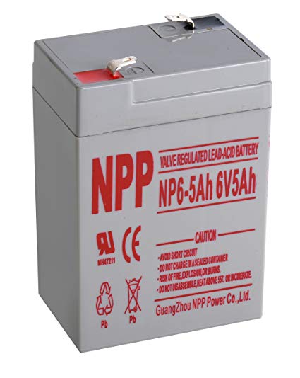 Akumulators 6V 5Ah T1(F1) Pb AGM NPP UPS aksesuāri
