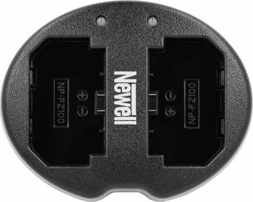 Ladowarka do aparatu Newell Ladowarka dwukanalowa Newell SDC-USB do akumulatorow NP-FZ100 NL0224 (5901891108682) foto, video aksesuāri