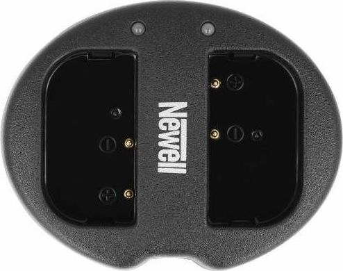 Ladowarka do aparatu Newell Ladowarka dwukanalowa Newell SDC-USB do akumulatorow DMW-BLF19E NL1462 (5901891108439) foto, video aksesuāri