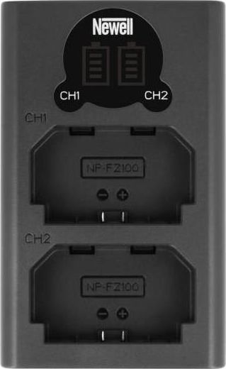 Newell DL-USB-C dual-channel charger for NP-FZ100 batteries foto, video aksesuāri