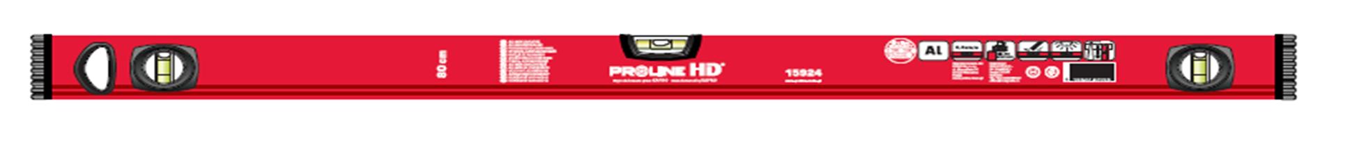 Pro-Line Poziomica aluminiowa HD 200cm 3 libelki - 15938 15938 (5903755159380)