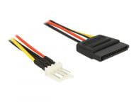 Stromkabel Delock SATA 15Pin -> Floppy 4Pin St/St 0.24m kabelis datoram