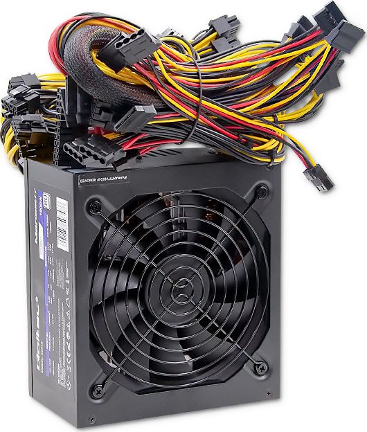 Zasilacz Qoltec ATX 1800W 80+ Platinium Gaming Miner Barošanas bloks, PSU