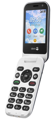 Doro 7080 graphite-white Mobilais Telefons