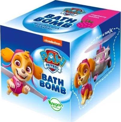 Psi Patrol PSI PATROL_Bath Bomb musujaca kula do kapieli Malina 165g 5060537180915 aksesuāri bērniem