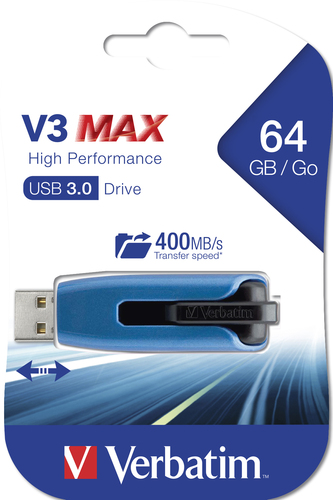 Verbatim Store n Go V3 MAX  64GB USB 3.0 USB Flash atmiņa