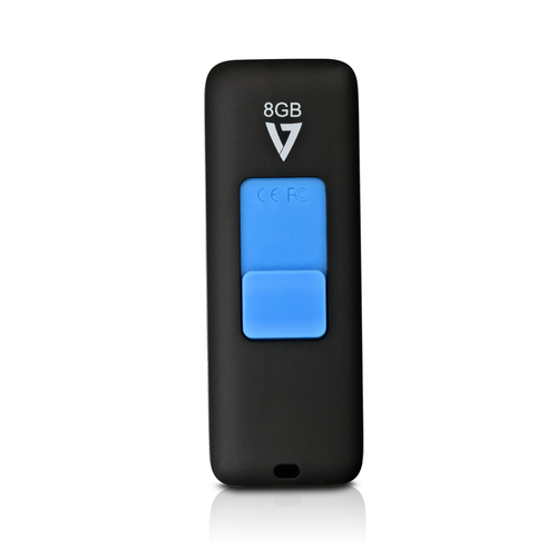 V7 8GB FLASH DRIVE USB 3.0 BLACK 30MB/S READ 8MB/S WRITE USB Flash atmiņa