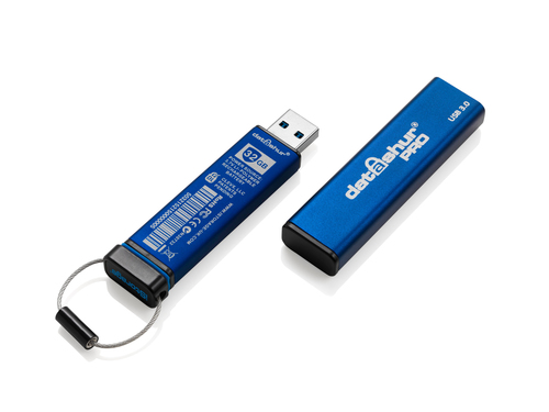 iStorage datAshur PRO USB3.0 Flash Drive  32GB Stick mit PIN-Schutz Aluminium USB Flash atmiņa
