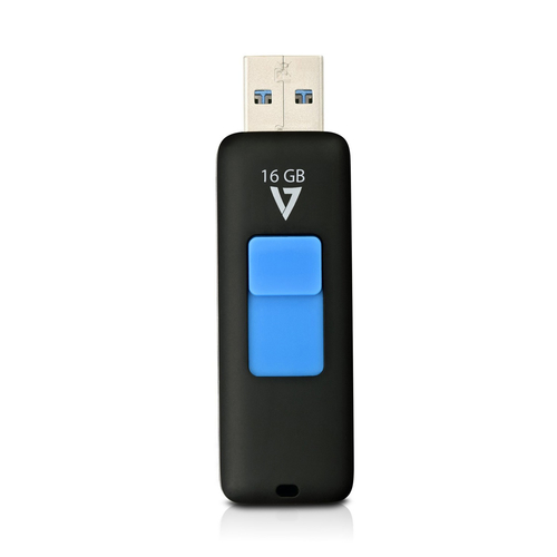 Pendrive V7 16GB USB 3.0 BLACK (VF316GAR-3E) USB Flash atmiņa