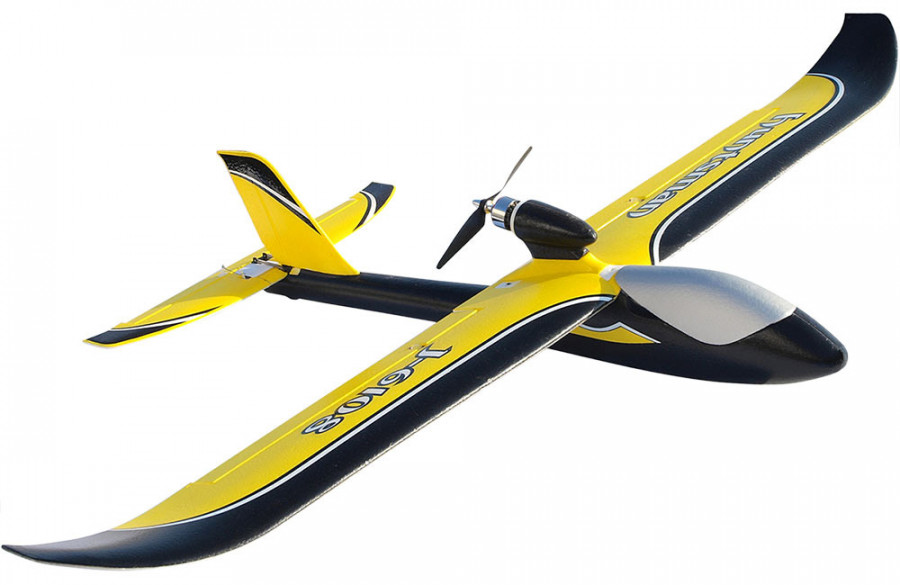 Huntsman 1100 Glider V2 2.4GHz RTF (110cm wingspan) - yellow JOY/6108V2-YEL