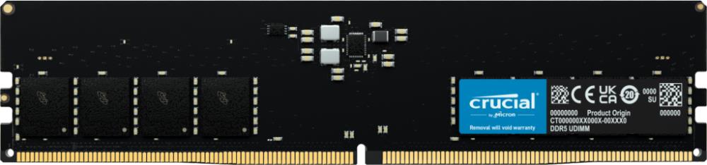 Crucial RAM - 16 GB - DDR5 4800 UDIMM CL40 operatīvā atmiņa