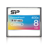 Silicon Power Compact Flash Card 8GB Hi-spee d 400 x Retail atmiņas karte
