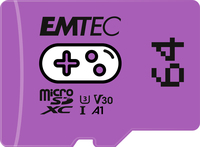 EMTEC MicroSD Card  64GB SDXC CL.10 UHS1 U3 V30 A1 Gaming atmiņas karte