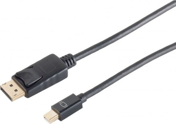 Kabel DisplayPort Mini - DisplayPort 2m czarny (10-52035) 10-52035 (4017538106650) kabelis video, audio