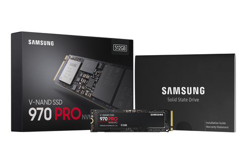 Samsung SSD 512GB M.2 Samsung 970 PRO NVMe PCIe G3 x4 R/W:3500/2300MB/s V-NAND SSD disks