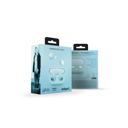 Energy Sistem Earphones Urban 1 True Wireless In-ear, Microphone, Wireless connection, Bluish