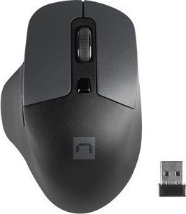 Natec Mouse, BlackBird 2, Silent, Wireless, 1600 DPI, Optical, Black Datora pele