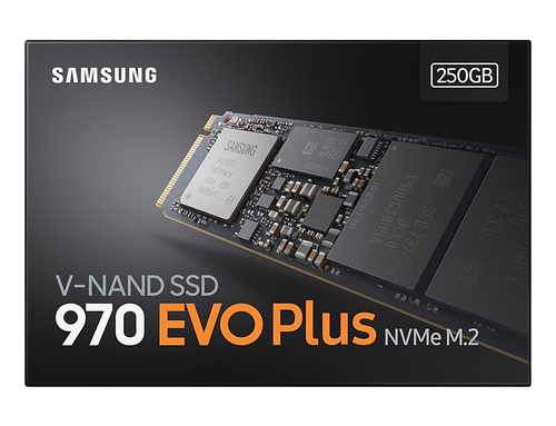 Samsung SSD 970 Evo Plus M.2 NVMe BULK-Version 250GB SSD disks