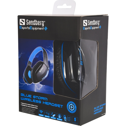 Sandberg Blue Storm Wireless Headset austiņas