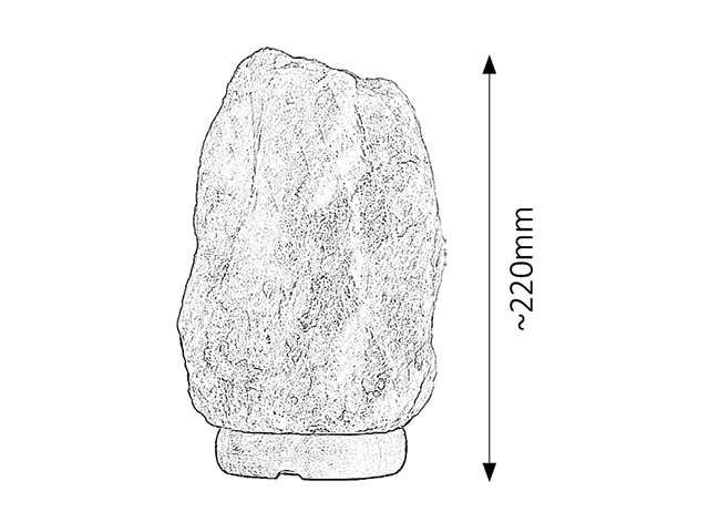 Rabalux Rock galda sāls lampa 4127 apgaismes ķermenis