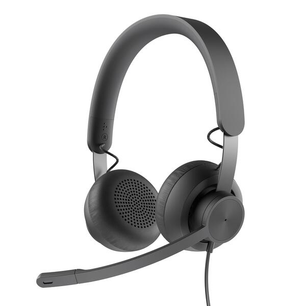 Logitech Zone 750 Headset Head-band USB Type-C Graphite austiņas