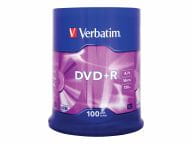 Verbatim DVD+R 4.7GB 16X 100pack AZO MATT SILVER cake box - matricas