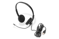 DIGITUS Ear Office Headset with Noise Reduction austiņas