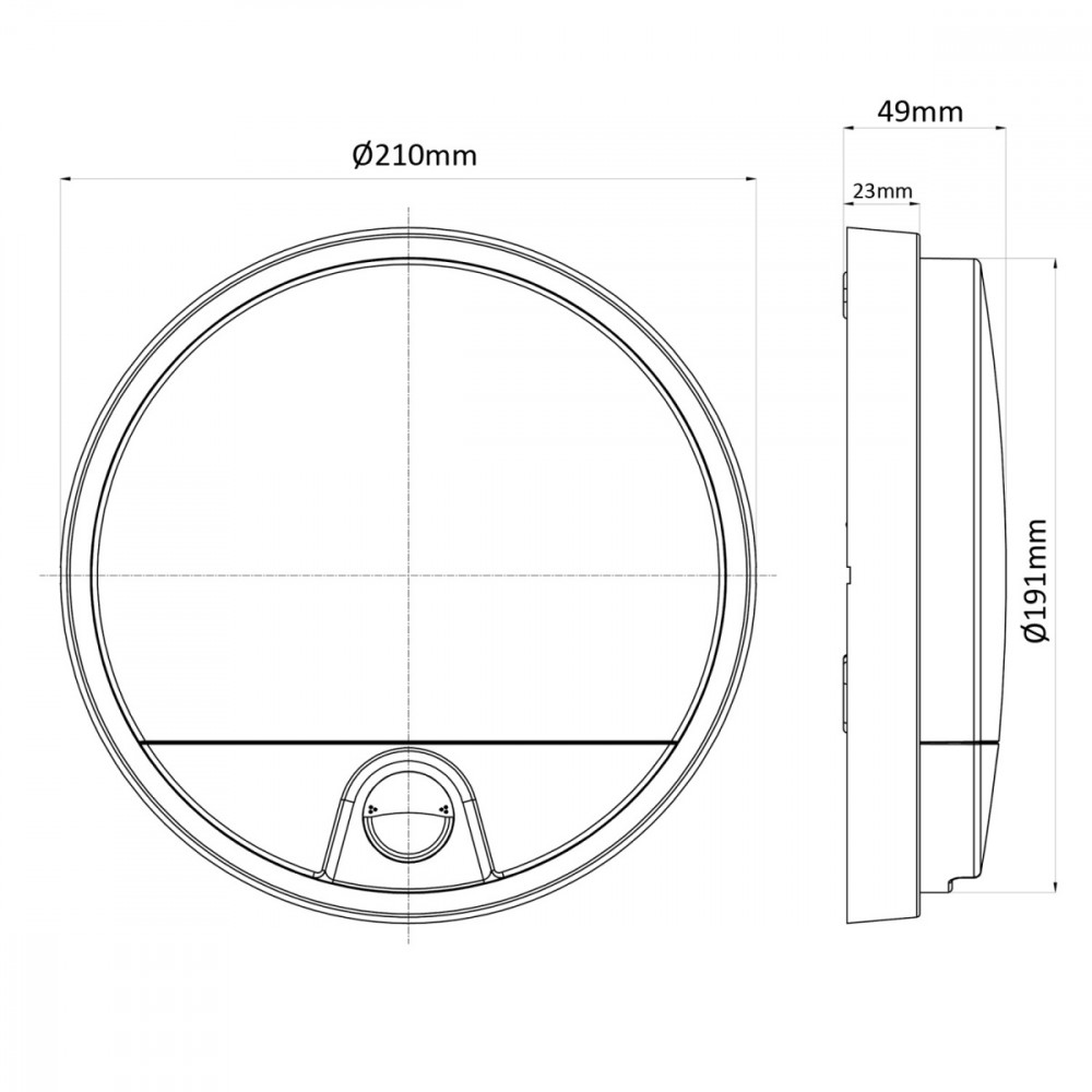 Maclean LED 15W Lamp Infrated Motion Sensor MCE291 GR apgaismes ķermenis