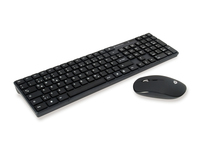 CONCEPTRONIC Wireless Keyboard+Mouse,Layout deutsch  schwarz klaviatūra