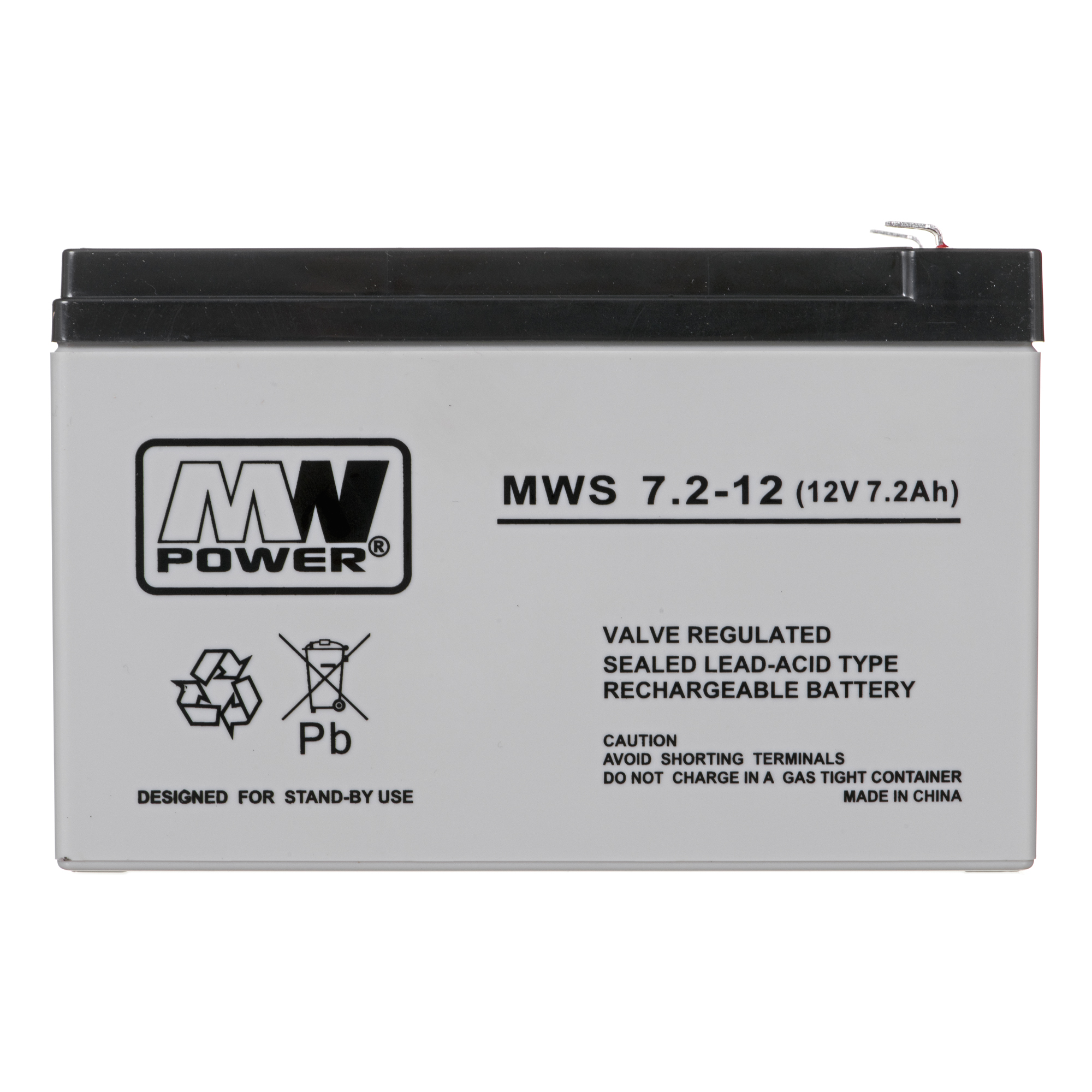 MWS 7.2Ah 12V UPS aksesuāri