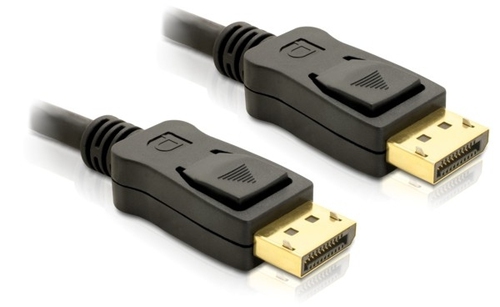 DELOCK cable Displayport St-St. Gold 1m adapteris