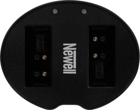 Ladowarka do aparatu Newell Ladowarka dwukanalowa Newell SDC-USB do akumulatorow LP-E17 NL1343 (5901891107951) foto, video aksesuāri