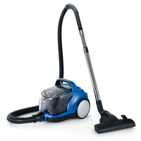 BEKO bagless vacuum cleaner VCO42702AD, 750W, 1,8 L, HEPA, 2in1 brush, Blue color Putekļu sūcējs