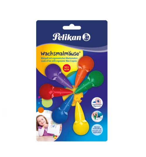 Pelikan Vaska kritini Mouse 6 krasas (803328)