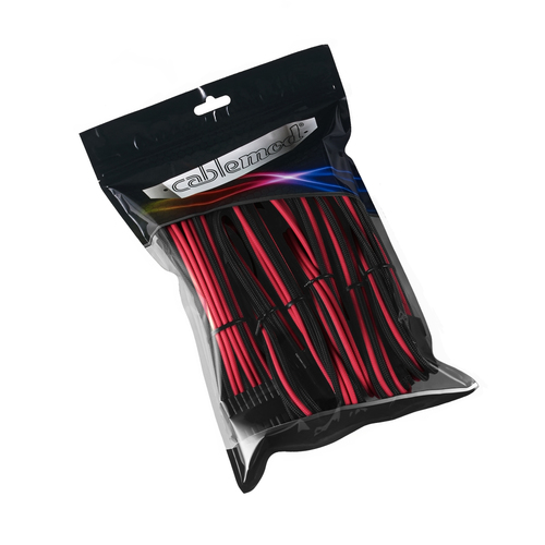 CableMod PRO Extension Kit black/red - ModMesh kabelis, vads