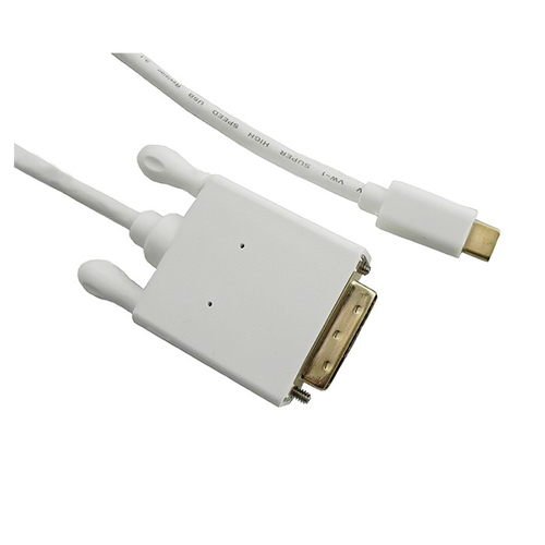 Cable DisplayPort USB    3.1 CM/DVI M 4Kx2K 2m kabelis, vads