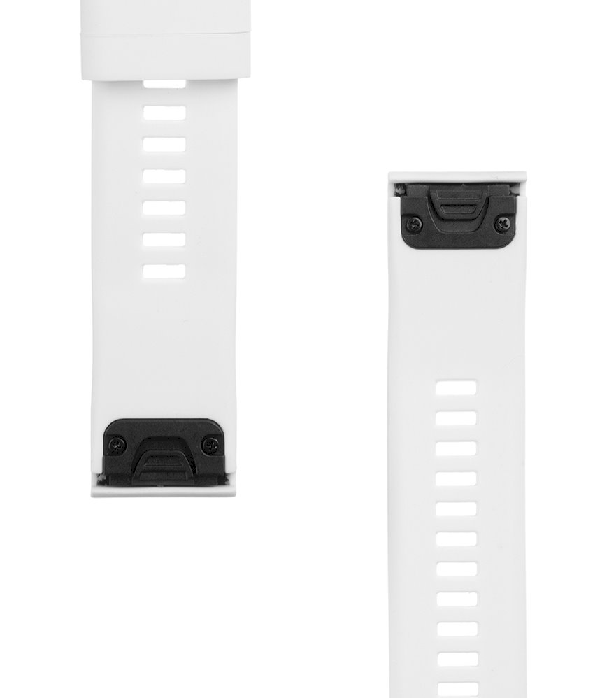 Tactical 431 Silicone Band for Garmin Fenix 5/6 QuickFit 22mm White