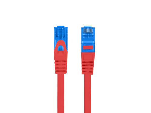 LANBERG patchcord cat.6A FTP 0.5m red kabelis, vads