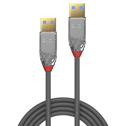 Lindy USB 3.0 Typ A Kabel Cromo Line 3m kabelis, vads