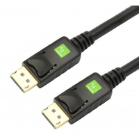 Techly Monitor cable DisplayPort/DisplayPort, M/M, black, 3m kabelis, vads