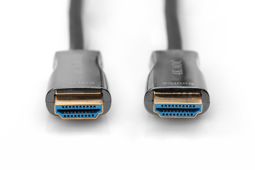 ASSMANN Connection Cable HDMI Hybrid Fib kabelis, vads