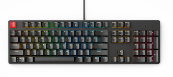 Glorious PC Gaming Race GMMK Full-Size Tastatur - Gateron Brown, US-Layout klaviatūra